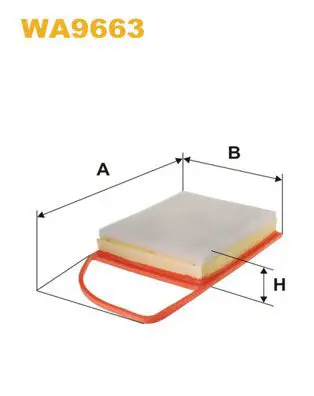 Handler.Part Air filter WIX WA9663 1