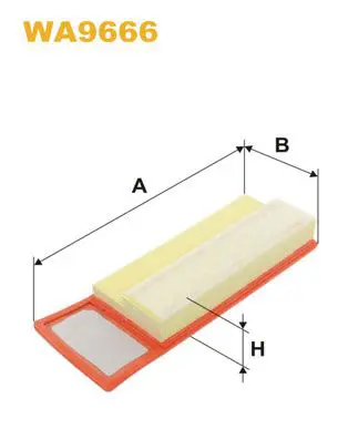 Handler.Part Air filter WIX WA9666 1