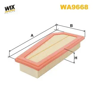 Handler.Part Air filter WIX WA9668 1