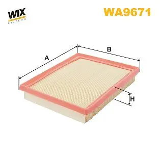 Handler.Part Air filter WIX WA9671 1