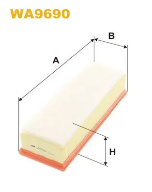 Handler.Part Air filter WIX WA9690 1