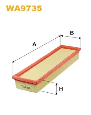 Handler.Part Air filter WIX WA9735 1