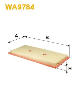 Handler.Part Air filter WIX WA9784 1