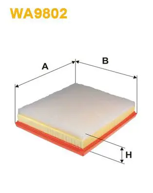 Handler.Part Air filter WIX WA9802 1