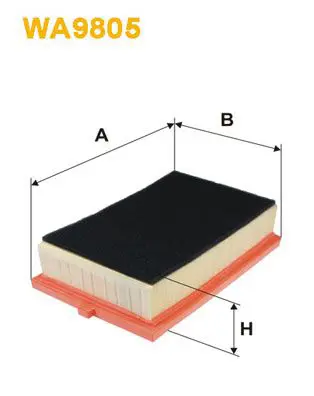 Handler.Part Air filter WIX WA9805 1