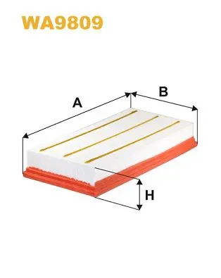 Handler.Part Air filter WIX WA9809 1