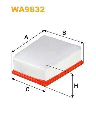 Handler.Part Air filter WIX WA9832 1