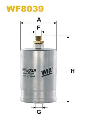 Handler.Part Fuel filter WIX WF8039 1