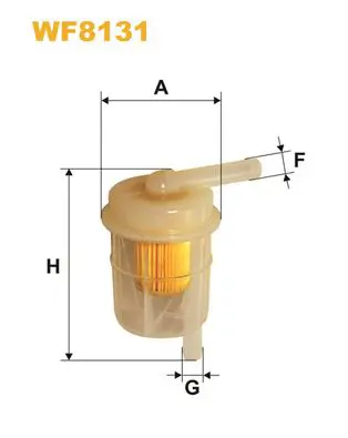 Handler.Part Fuel filter WIX WF8131 1