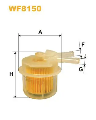 Handler.Part Fuel filter WIX WF8150 1