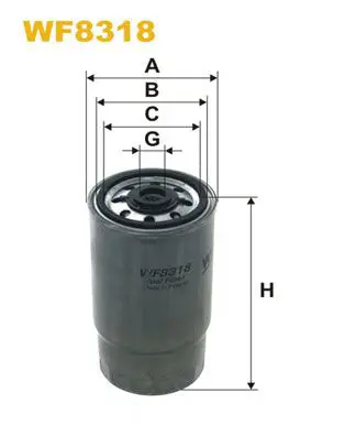 Handler.Part Fuel filter WIX WF8318 1