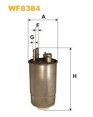 Handler.Part Fuel filter WIX WF8384 1