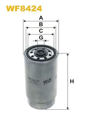 Handler.Part Fuel filter WIX WF8424 1