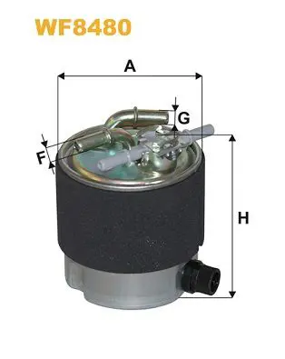 Handler.Part Fuel filter WIX WF8480 1