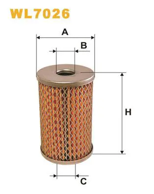 Handler.Part Hydraulic filter, steering system WIX WL7026 1