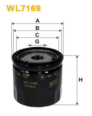 Handler.Part Oil filter WIX WL7169 1