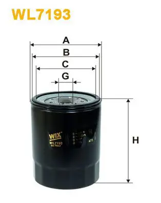 Handler.Part Oil filter WIX WL7193 1