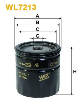 Handler.Part Oil filter WIX WL7213 1