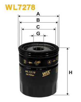 Handler.Part Oil filter WIX WL7278 1