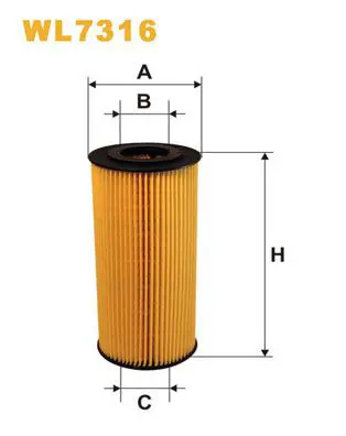 Handler.Part Oil filter WIX WL7316 1