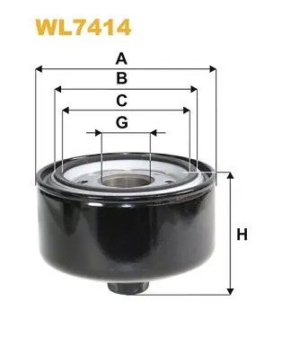 Handler.Part Oil filter WIX WL7414 1