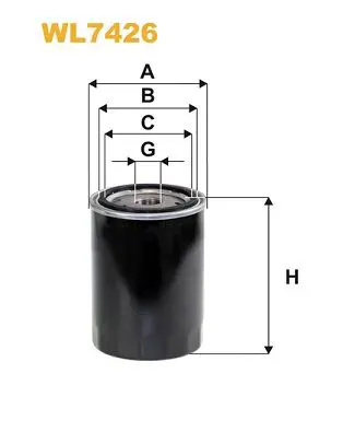 Handler.Part Oil filter WIX WL7426 1