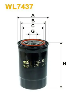 Handler.Part Oil filter WIX WL7437 1