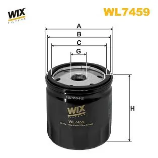 Handler.Part Oil filter WIX WL7459 1