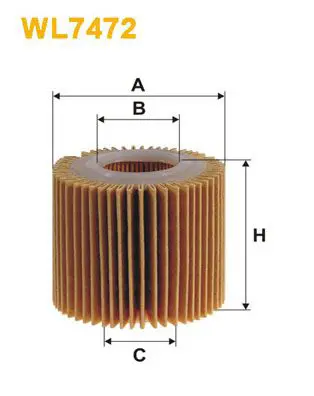 Handler.Part Oil filter WIX WL7472 1