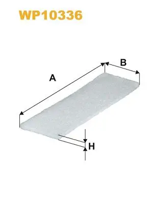 Handler.Part Filter, interior air WIX WP10336 1