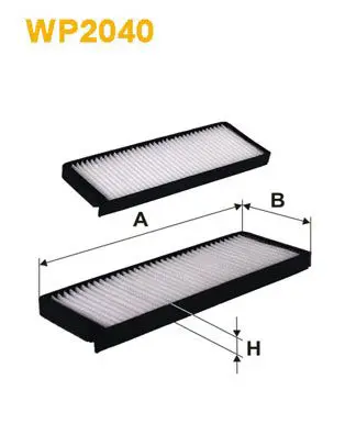 Handler.Part Filter, interior air WIX WP2040 1