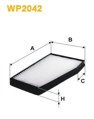 Handler.Part Filter, interior air WIX WP2042 1