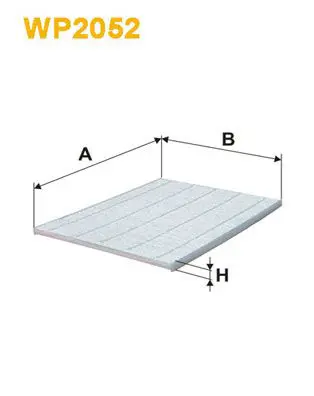 Handler.Part Filter, interior air WIX WP2052 1