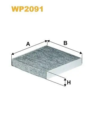 Handler.Part Filter, interior air WIX WP2089 1