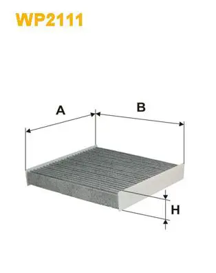 Handler.Part Filter, interior air WIX WP2111 1