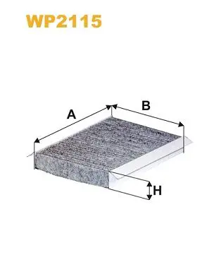 Handler.Part Filter, interior air WIX WP2115 1