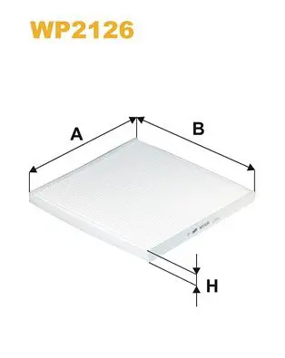 Handler.Part Filter, interior air WIX WP2126 1