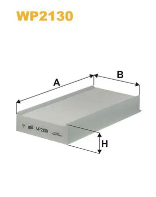 Handler.Part Filter, interior air WIX WP2130 1