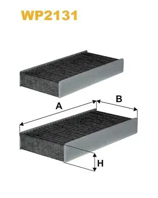 Handler.Part Filter, interior air WIX WP2131 1