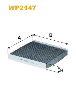 Handler.Part Filter, interior air WIX WP2147 1