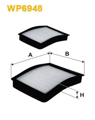 Handler.Part Filter, interior air WIX WP6948 1