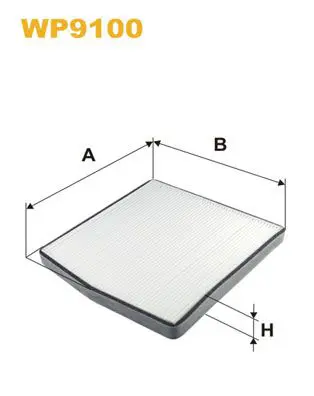 Handler.Part Filter, interior air WIX WP9100 1