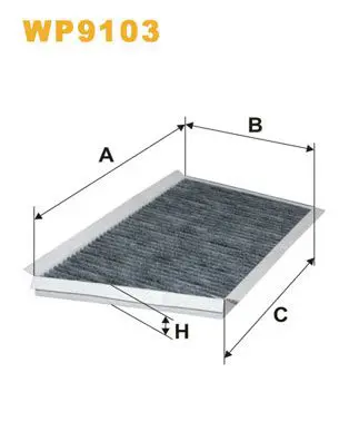 Handler.Part Filter, interior air WIX WP9103 1