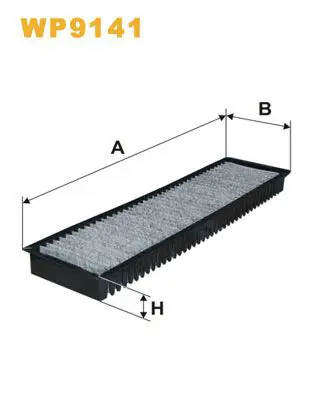 Handler.Part Filter, interior air WIX WP9141 1