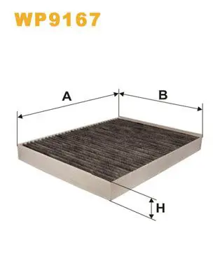 Handler.Part Filter, interior air WIX WP9167 1