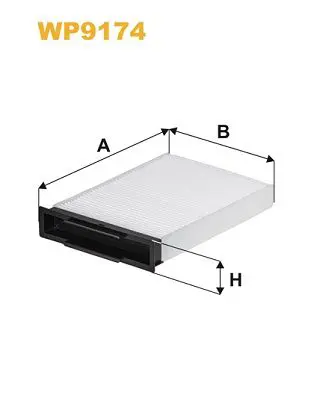 Handler.Part Filter, interior air WIX WP9174 1