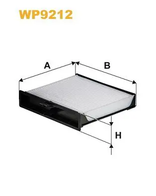 Handler.Part Filter, interior air WIX WP9212 1