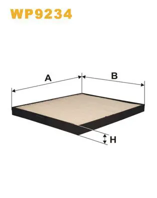 Handler.Part Filter, interior air WIX WP9234 1