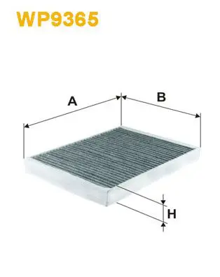 Handler.Part Filter, interior air WIX WP9360 1