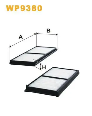 Handler.Part Filter, interior air WIX WP9380 1